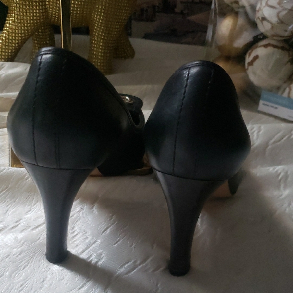 Gucci Block High Heels Sz 7 - Picture 4 of 10